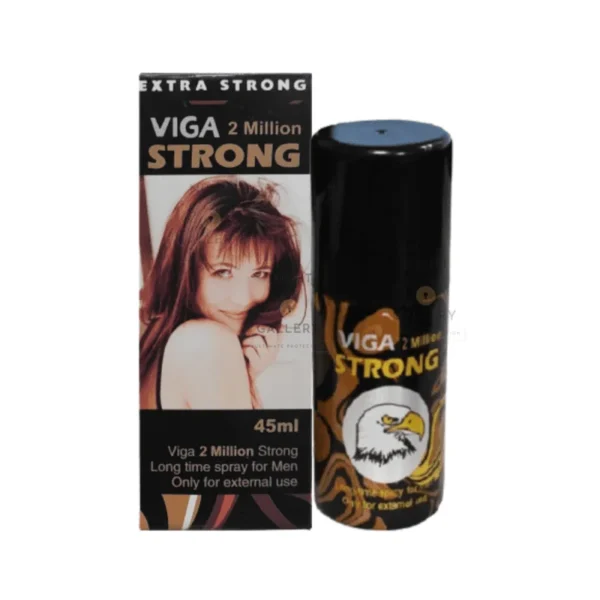 Viga Strong 2 Million Delay Spray | Extra Strong Formula for Long-Lasting Intimacy | Buy Online in Pakistan